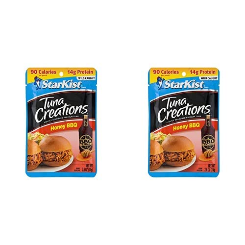 StarKist Tuna Creations Honey BBQ , Single Serve Pouch, 2.6 oz (Pack of 2)