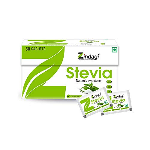 Zindagi Stevia Sachets & Stevia Liquid Drops - Sugar-Free Sweetener (Stevia Combo Pack)