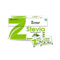 Zindagi Stevia Sachets & Stevia Liquid Drops - Sugar-Free Sweetener (Stevia Combo Pack)