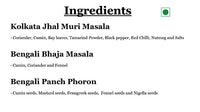 Zilli's  Bhaja Masala, Kolkata Jhal Muri Masala & Panch Phoron (100g x 3 = 100g) - for Cooking & Baking, Everyday Use Natural Powder, Vegan, Gluten Free, No Preservatives - [Bengali Essential Combo Pack]