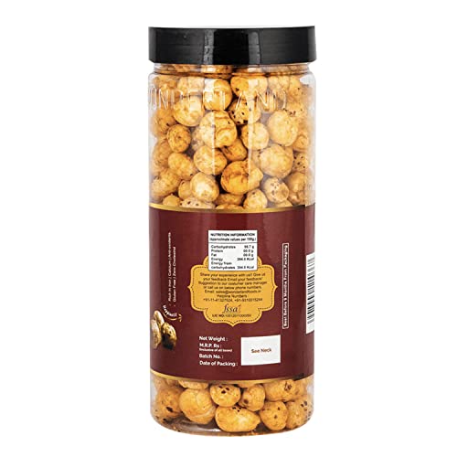 Wonderland Foods - Roasted & Flavoured Tangy Masala Makhana (Foxnut) 200g Jar (100gX2)