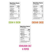 Meal of The Moment Makhana Super Pack -Assorted Flavors - Tomato Achaari & Cheddar Cheese, Cream N Onion (Pack of 3, 60g Each)