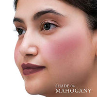 Just Herbs Ayurvedic, Natural Lip & Cheek Tint, Blush For Women- SLS, Chemical & Paraben Free - 04 Mahogany (Creamy Matte)