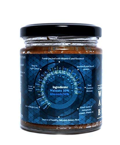 FITJARS California Walnut and Almond Butter 200 G Nut butters ,breadspread ,vegan butters