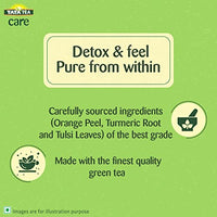 Tata Tea Care Cleanse| Goodness of Tulsi, Turmeric & Orange Peel | Herbal Infusion Green Tea | 25 Tea Bags