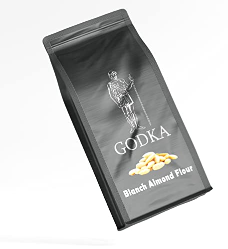 Godka Blanched Fine Almond Flour(Keto Friendly and Fine Blanched Almond Powder) 400g