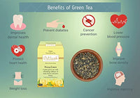 Declanh Ceylon Green Tea Honey Lemon, Loose Leaf 100 Grams | Fresh fruit pieces mixed with tea leaves | Helps in Weight Loss, Stress relief and Improving Metabolism rate | Rich And Exclusive Aroma