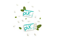 PUR Gum | Sugar Free Chewing Gum | 100% Xylitol | Vegan, Aspartame Free, Gluten Free & Keto Friendly | Natural Wintergreen Flavored Gum, 9 Pieces (Pack of 12)
