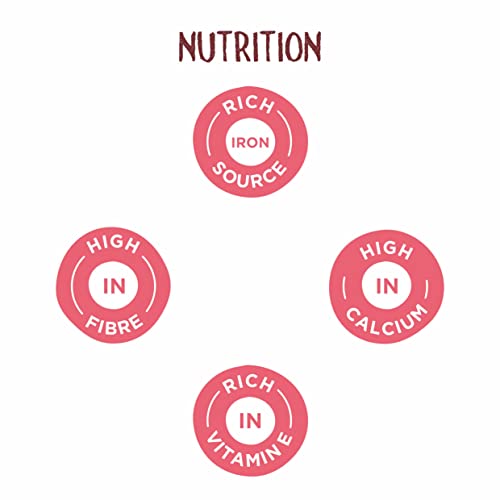 EverMaa Organic Ragi Banana Almond Cereal |Food for 6 months and above | Rich in Iron, Calcium, Fibre and Vitamin E | 200gm