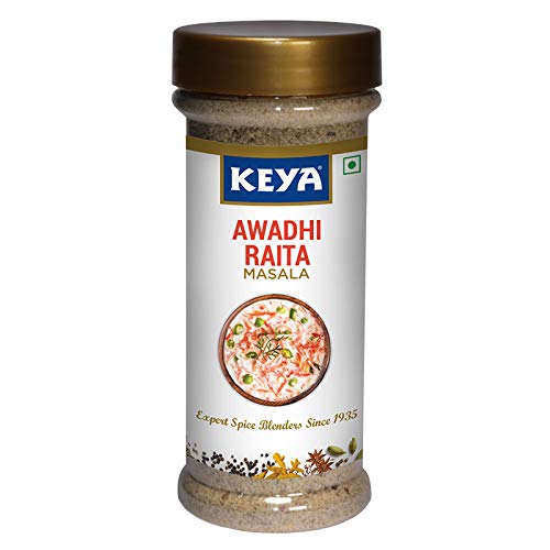 Keya Authentic Awadhi Raita Masala, 100% Pure Spice Mix, No Preservatives PET Bottle, 125 g