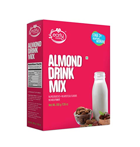 Early Foods Almond Drink Mix 200g|Badam Powder| Kids Drink