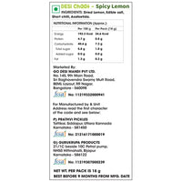 GO DESi Lemon Chaat (Pack of 10), 180gm