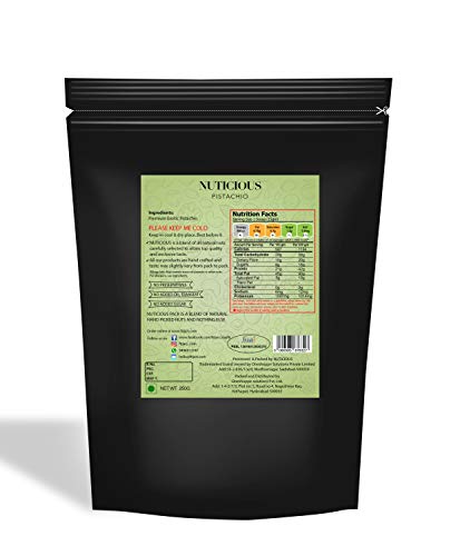 Nuticious Vegan Food Premium Pistachio Kernals /Pista - 250 GM Dryfruits (Jumbo Pista )
