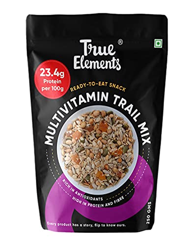 True Elements Multivitamin Trail Mix 250g - Nuts and Seeds | Mixed Seeds for Eating | Roasted Seeds for Eating