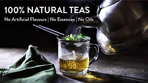 Teamonk Wa High Mountain Oolong Tea - 25 Biodegradable Pyramid Tea Bags Filled With Whole Loose Leaves. Promotes Weight Loss and Boosts Metabolism