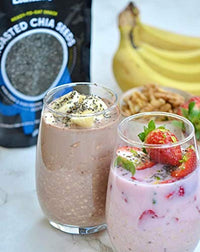 True Elements Roasted Chia Seeds 125g - Diet Food | Chia Seeds for Weightloss | Roasted Seeds