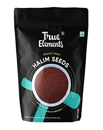 True Elements Halim Seeds 250g - Aliv Seeds | Garden Cress Seeds | Haleem Seeds