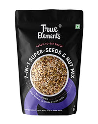 True Elements 7 in 1 Seeds and Nut Mix 125g - Seeds for Eating | Roasted Seeds | Mix Seeds for Weight Loss