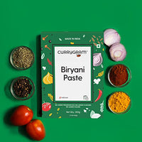 Currygram Biryani Paste | Ready to Cook | No Preservatives & No Artificial Colours or Flavours Added | Medium Spicy Serves 4 | Biryani Paste Pack of -300g