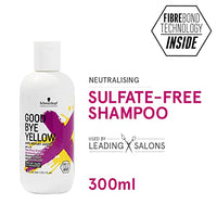 Schwarzkopf Professional Goodbye Yellow Neutralising & Anti-Yellow Sulfate Free Purple Shampoo | 300 Ml