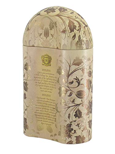 Hyleys Traveller's  Collection Milk Oolong Chinese Medium Leaf Tea in Tin, 3.52 Ounce (100g) - (100% Natural, Sugar Free, Gluten Free and Non-GMO)
