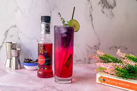 Zone Grenadine Flavoured Bar Syrup, 240ml Bottle | Suitable for Cocktails, Mocktail, Drinks, Juices, Beverages and More | Non Alchoholic Mix | 12 Flavours Available