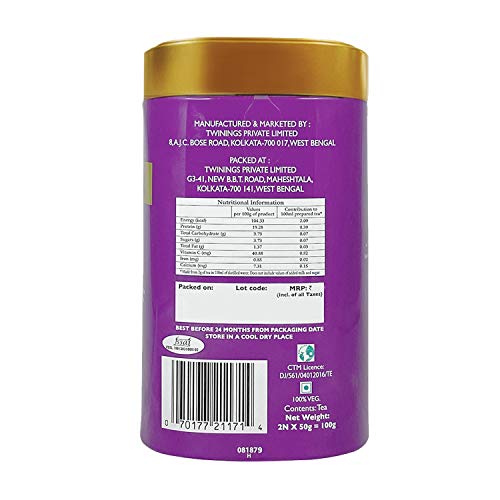 Twinings Darjeeling Loose Leaf Tea, 100 g, Loose Tea, Light Strength, Delicate and Subtle