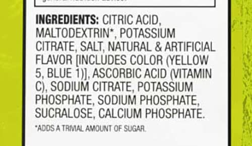 Sqwincher Zero Qwik Stik Sugar Free, Lemon Lime, .11 0z (Pack of 50)