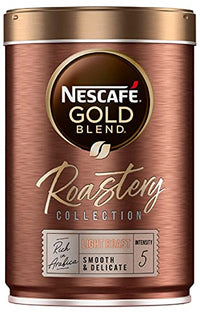 Nescafe Gold Blend Roastery Collection Light Roast Smooth & Delicate Coffee, Brown & Gloden, Caramelised Honey, 100 g,12465135