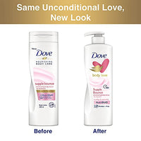 Dove Body Love Supple Bounce Body Lotion for Dry Skin 48Hrs Moisturisation, Paraben Free, with Plant based Moisturiser, For Supple Healthy Skin 400ml