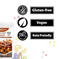 Fab Box Healthy Mix Nut Chaat, Almonds, Pistachios, Cashews & Raisins, Keto Friendly, 70 Grams