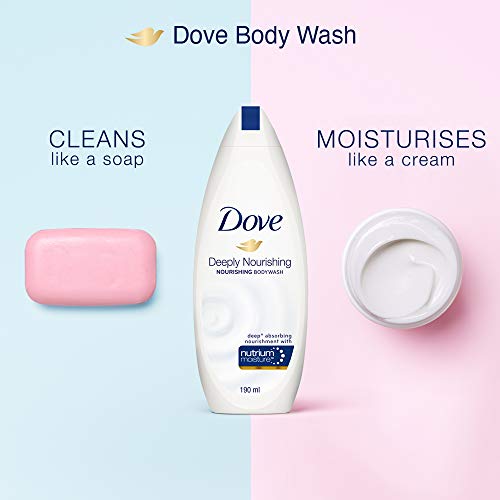 Dove Body Wash Deeply Nourishing 190 Ml Bottle