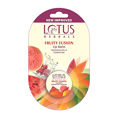 Lotus Herbals Lip Balm, Fruity Fusion, 5g