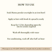 Just Herbs Herbal Henna Plus, 100% Natural, Henna Powder for Hair, Organic & Chemical Free - 200 gm