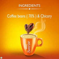 NESCAFE Sunrise Rich Aroma, Instant Ground Coffee Pouch-Chicory Mix, 200g Stabilo | Made With Slow Roasted Coffee Beans