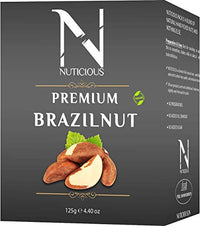 NUTICIOUS Brazil Nut 125 G X 3 Pack of 3)…Dryfruits & Berries,Diwali Gifts ,Diwali Offer ,Nuts