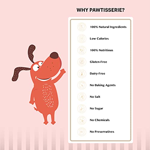 Captain Zack Banana Le Crunch Cake Premix Treats for Pets 220g | With Peanut Butter & Oats | Gluten Free & Dairy Free | 100% Natural Ingredients & Nutritions with Low Calories | No Salt, No Sugar, No Chemicals and Preservatives