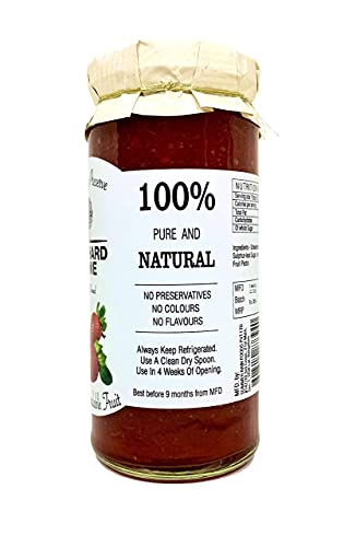 Orchard Lane Low Sugar Strawberry Jam - 80% Strawberries- No preservatives or Colours- 280 Grams