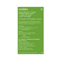 Vedaka Green Tea, Natural, 100 Bags, EACH 1.3G