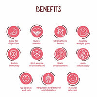 EverMaa Organic Ragi Banana Almond Cereal |Food for 6 months and above | Rich in Iron, Calcium, Fibre and Vitamin E | 200gm