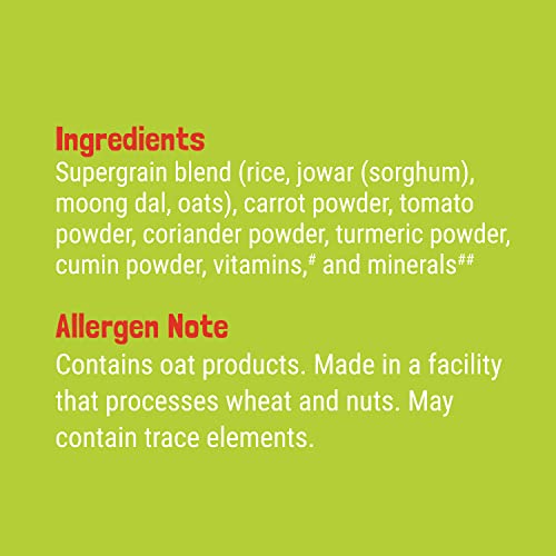 Slurrp Farm Mixed Veg – Moong Dal Khichdi with Real Vegetables Instant Cereal | Healthy Wholesome Food, 200g