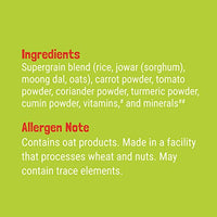 Slurrp Farm Mixed Veg – Moong Dal Khichdi with Real Vegetables Instant Cereal | Healthy Wholesome Food, 200g