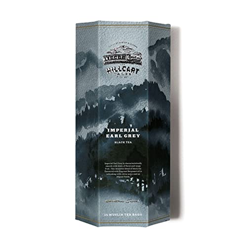 The Hillcart Tales Imperial Earl Grey | Black Tea With Sweet Natural Bergamot Flavour | (14 Teabags)
