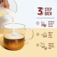 Sleepy Owl Coffee Latte Hot Brew Bags | Hot Brew Coffee |5 Minute Brew - No Equipment Required | 100% Arabica Beans | Set of 10 Bags - Makes 10 Cups