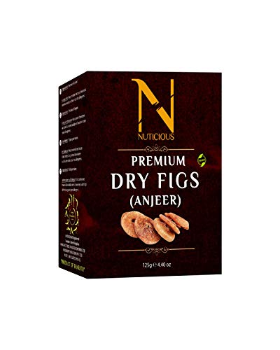 NUTICIOUS Premium Dry Fruits, Nuts and Berries Set of Combo Pack (Nuticious Almonds 125 gm +vCashews 125 gm + Anjeer 125vgm X 3 ) 375Gm