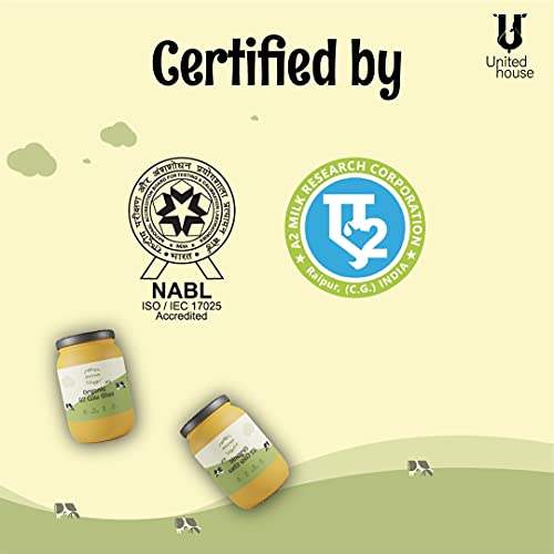 Khari Foods A2 Milk Cultured Cow Ghee | Bilona Hand Churned | Lab Tested, 100% Pure (200 ml)
