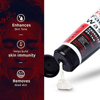 Ustraa Power Face Wash Energize and De-Tan - 200g - Dermatologically Tested, No Sulphates, No Parabens, No Silicone, No Mineral Oil