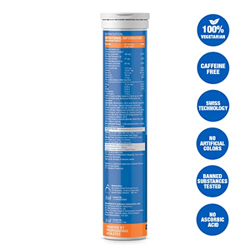 Fast&Up Reload electrolyte energy and hydration - sports drink - 20 effervescent tablets - Lime and Lemon flavour