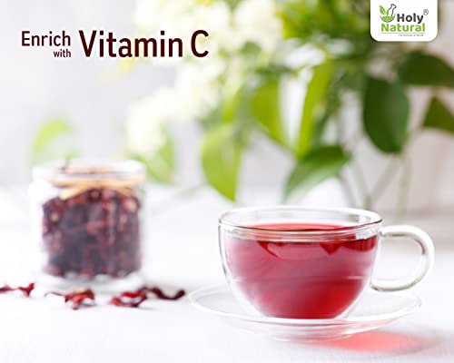 Holy Natural Hibiscus Flower – 200 gm (Dried and 100% Natural Hibiscus Flower and petals)