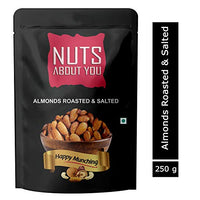 Nuts About You ALMONDS Roasted & Salted, 250 g